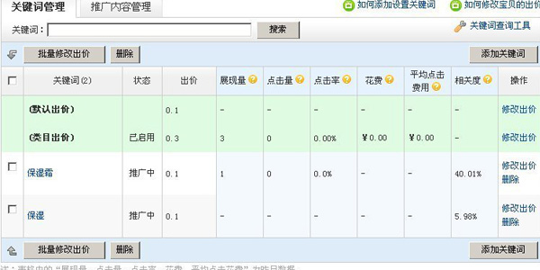 直通车关键词出价技巧