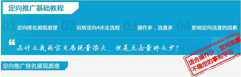 定向推广基础教程