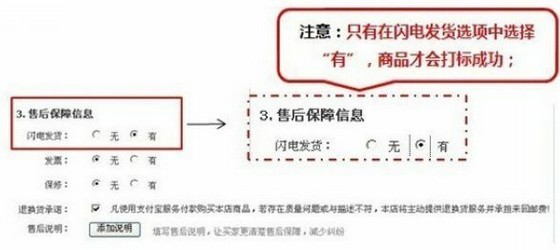 闪电发货