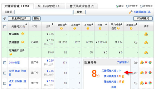 淘宝开店流程之查看质量得分