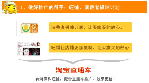 淘宝开店 直通车技巧1